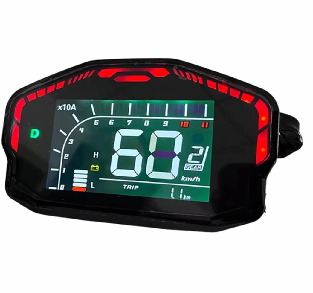 DKD LCD Tachimetro Display Regolabile One-Lin Can-Bus Comunicazione per Votol Fardriver Controller