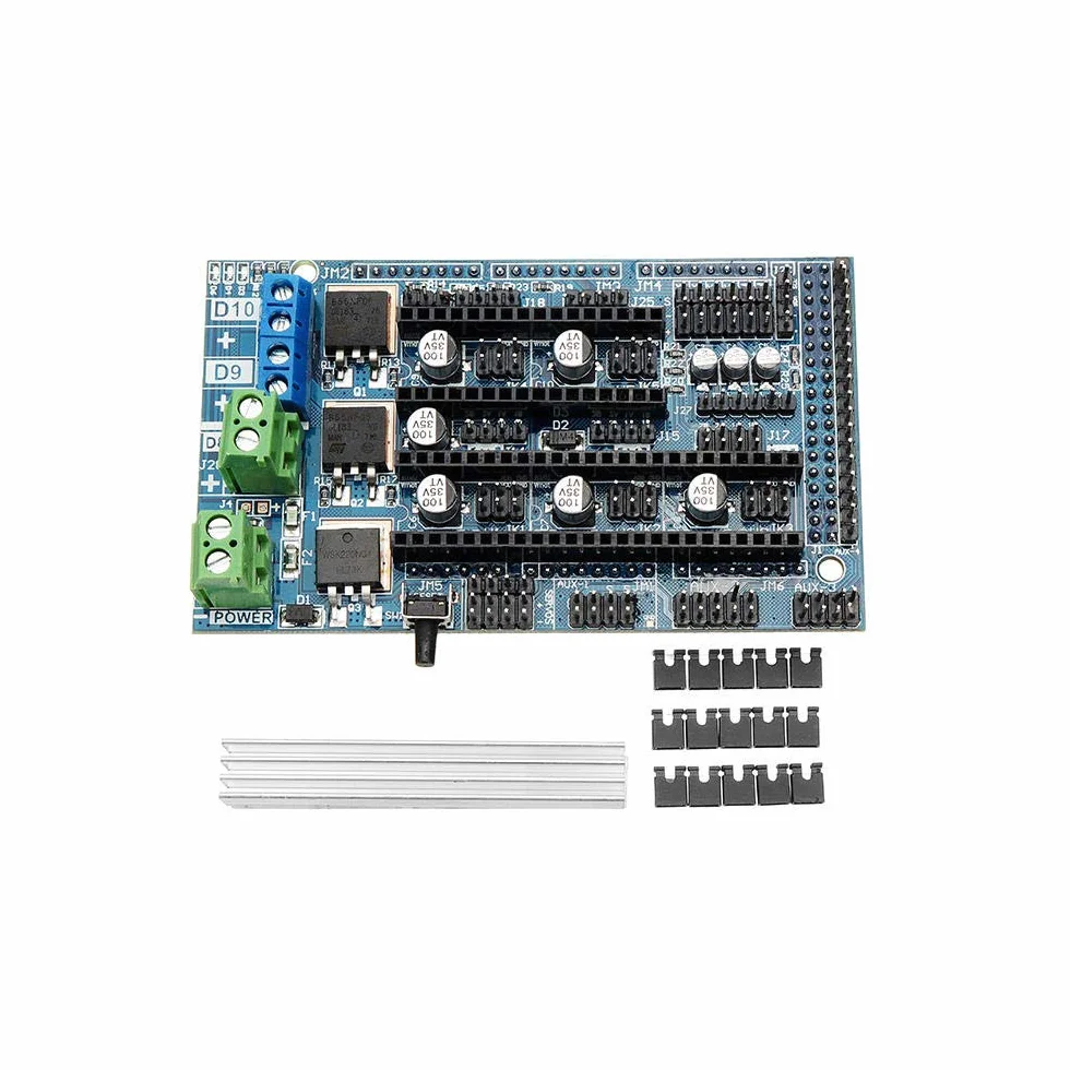 DollaTek Upgrade Ramps1.6 Base On Ramps1.5 Pannello di Controllo a 4 Strati Scheda di espansione Scheda Principale per Parti della Stampante 3D
