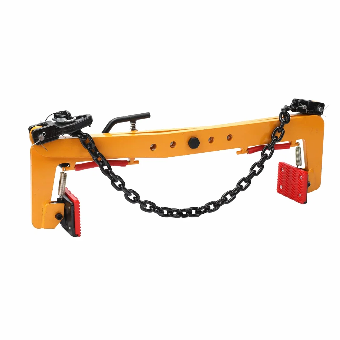 Pinze Di Pietra Regolabile 23", Morsetto Di Sollevamento In Acciaio Legato, Portata 500kg, Larghezza 33–70cm, Con Catena G80 E Cuscinetti In Gomma Per Edilizia E Cantieri