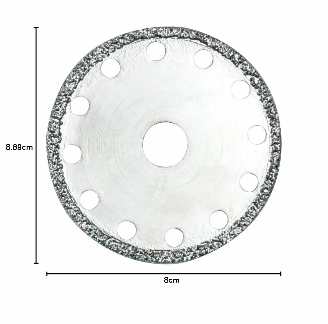 PROXXON 28558 28558-Mola diamantata, Diametro 50 mm, Foro 10 mm, per Vetro, Porcellana, Piastrelle, per smerigliatrice angolare LHW/A