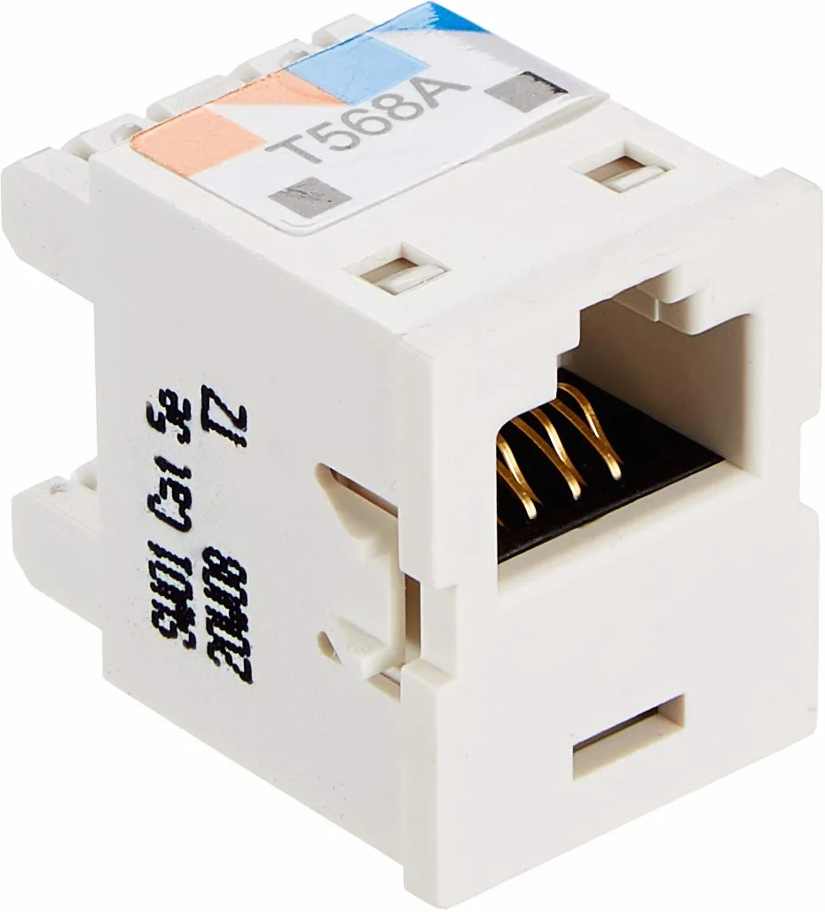 BTicino 5962C5E Serie Magic Presa RJ45, 110IDC, UTP, Cat5E, Avorio