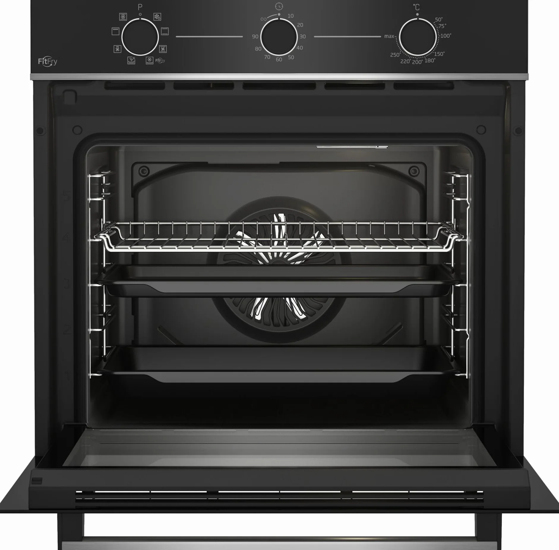 Beko BBIMA13100X Forno Multifunzione da Incasso 60 cm Cristallo Nero e Inox, 72L, Wi-Fi HomeWhiz, Classe A