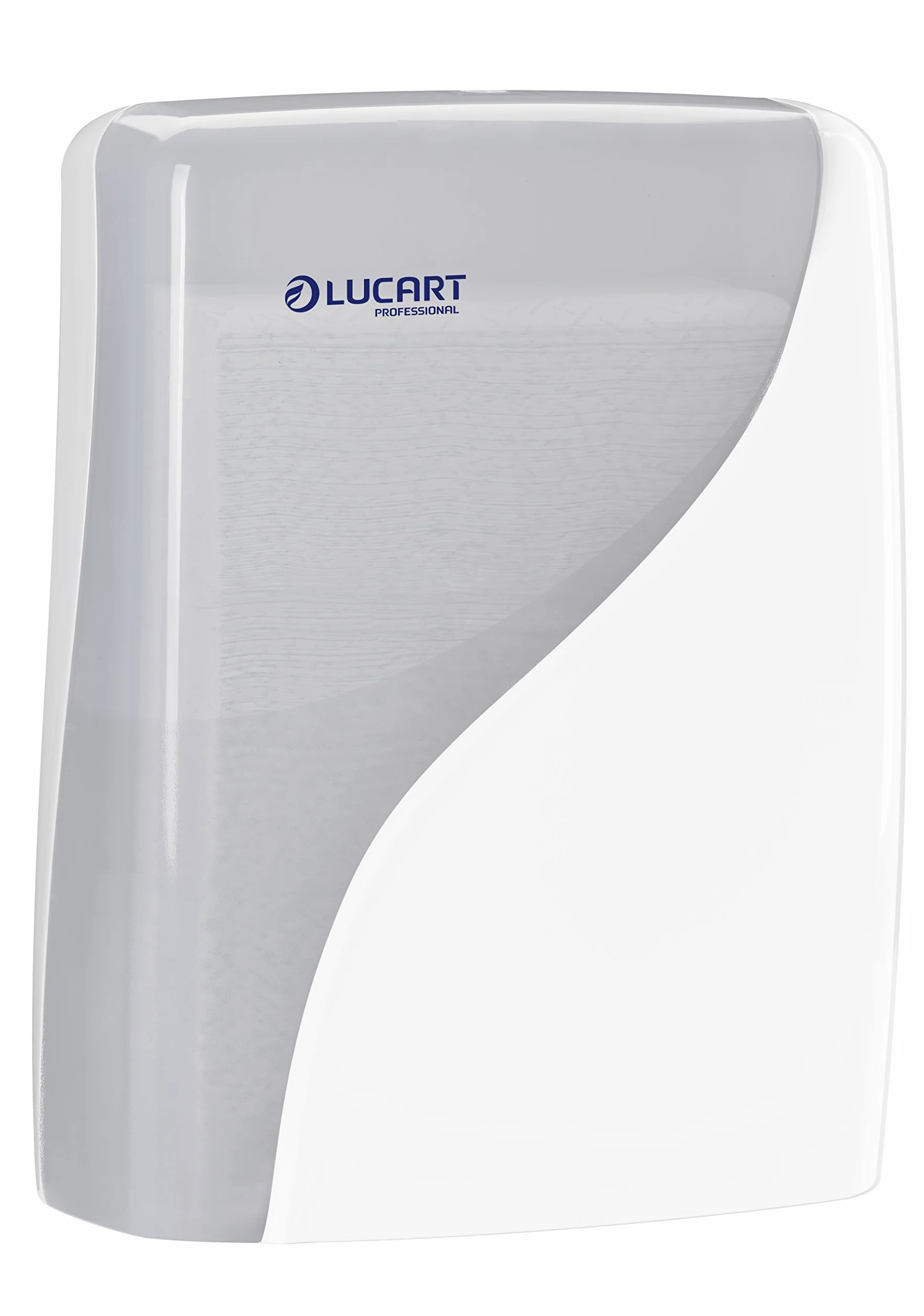 Lucart Professional 892314 Dispenser do ręczników składanych, biały, zestaw 6 szt.