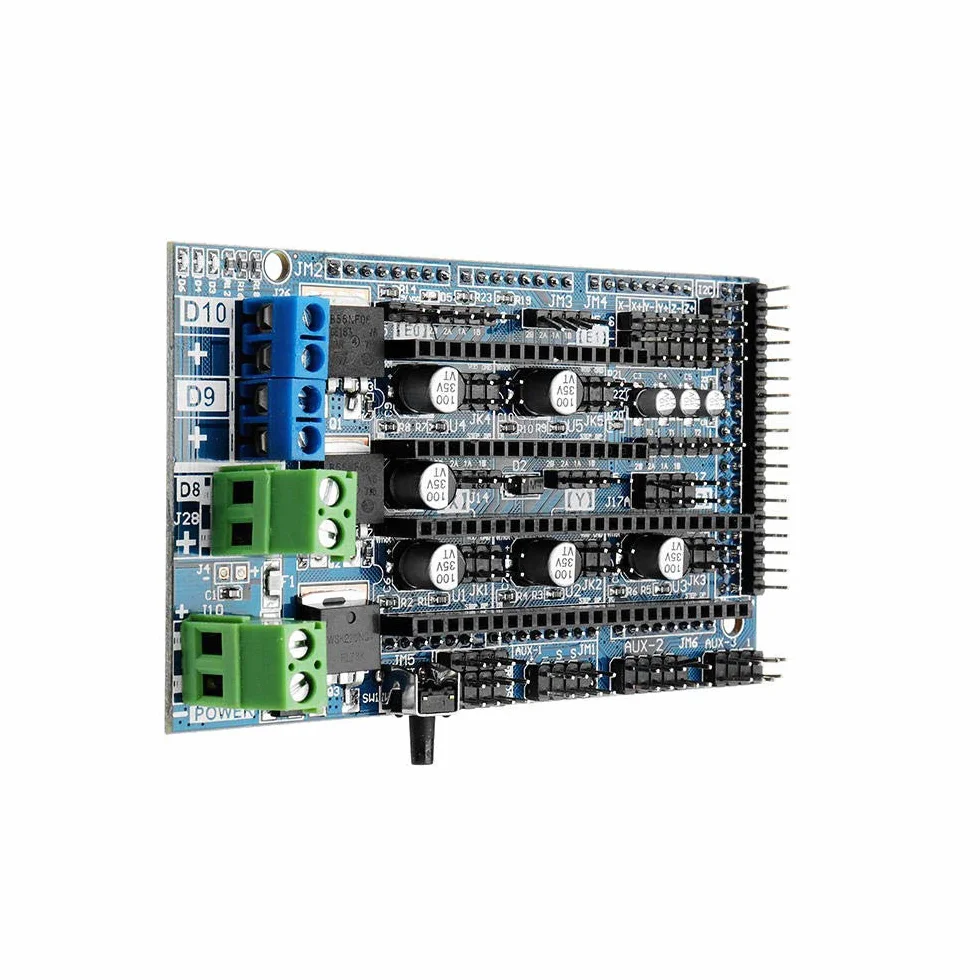 DollaTek Upgrade Ramps1.6 Base On Ramps1.5 Pannello di Controllo a 4 Strati Scheda di espansione Scheda Principale per Parti della Stampante 3D