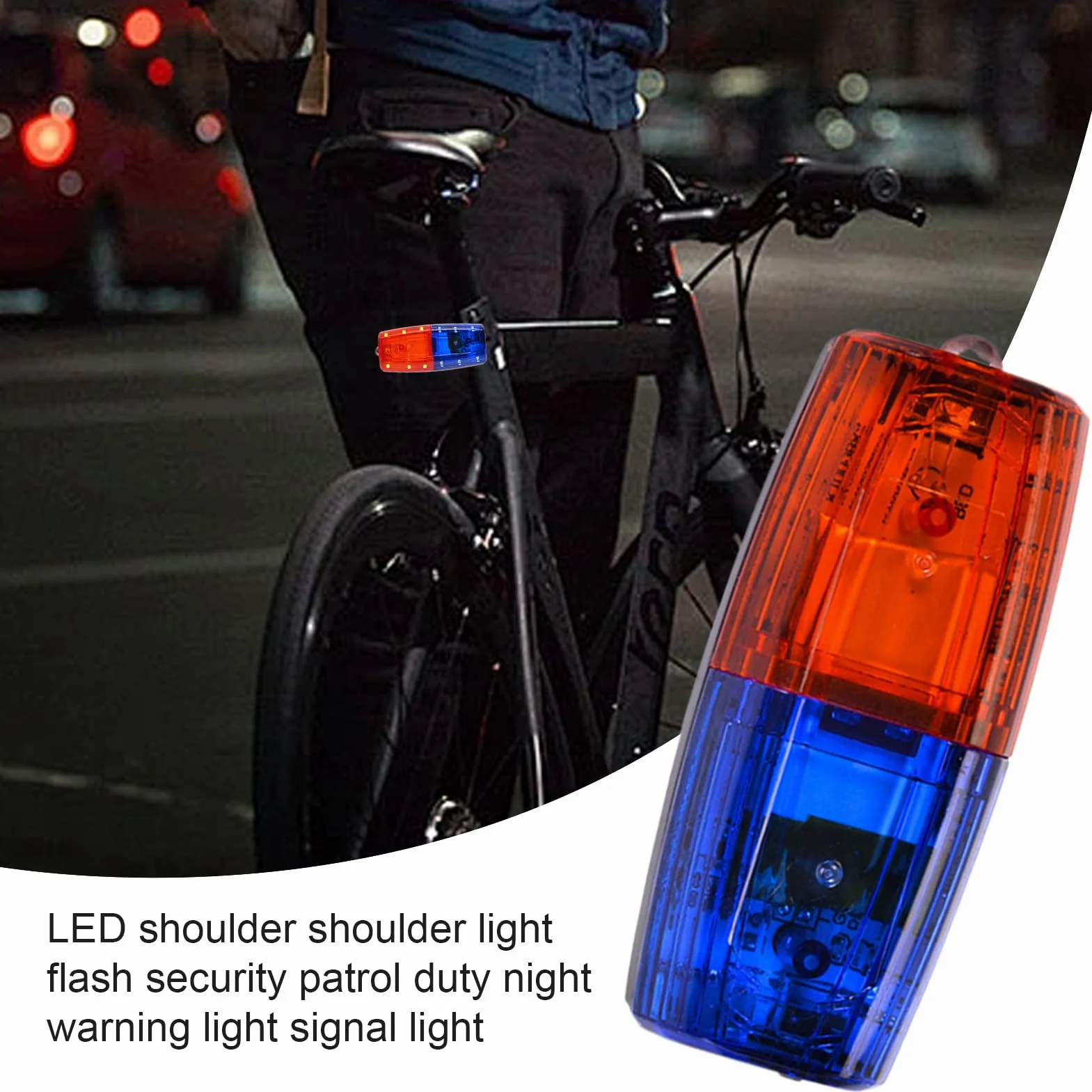 Luci lampeggianti da spalla – Luci di sicurezza notturne | Segnale luminoso di sicurezza per salvataggio all'aperto, guida stradale, ciclismo, torce elettriche esterne
