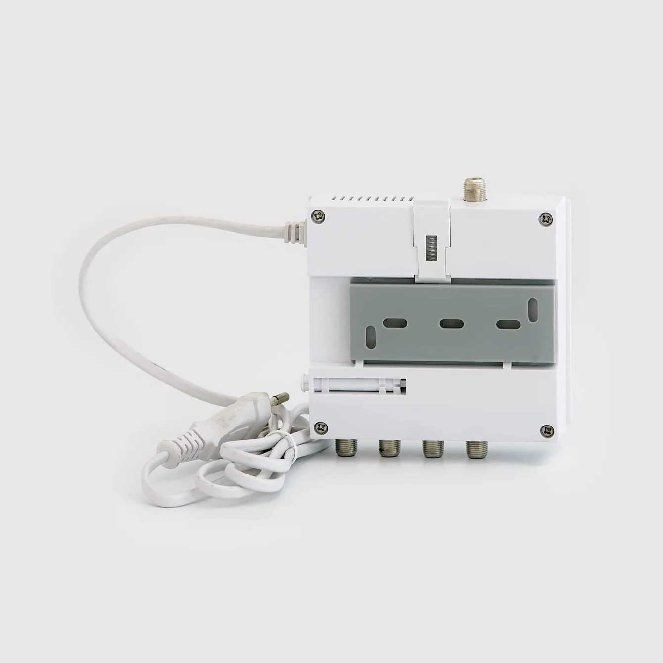D-Home - Amplificatore TV TNT Interno 4 Uscite 26dB Filtrato 4G-5G, funziona con App TV Finder
