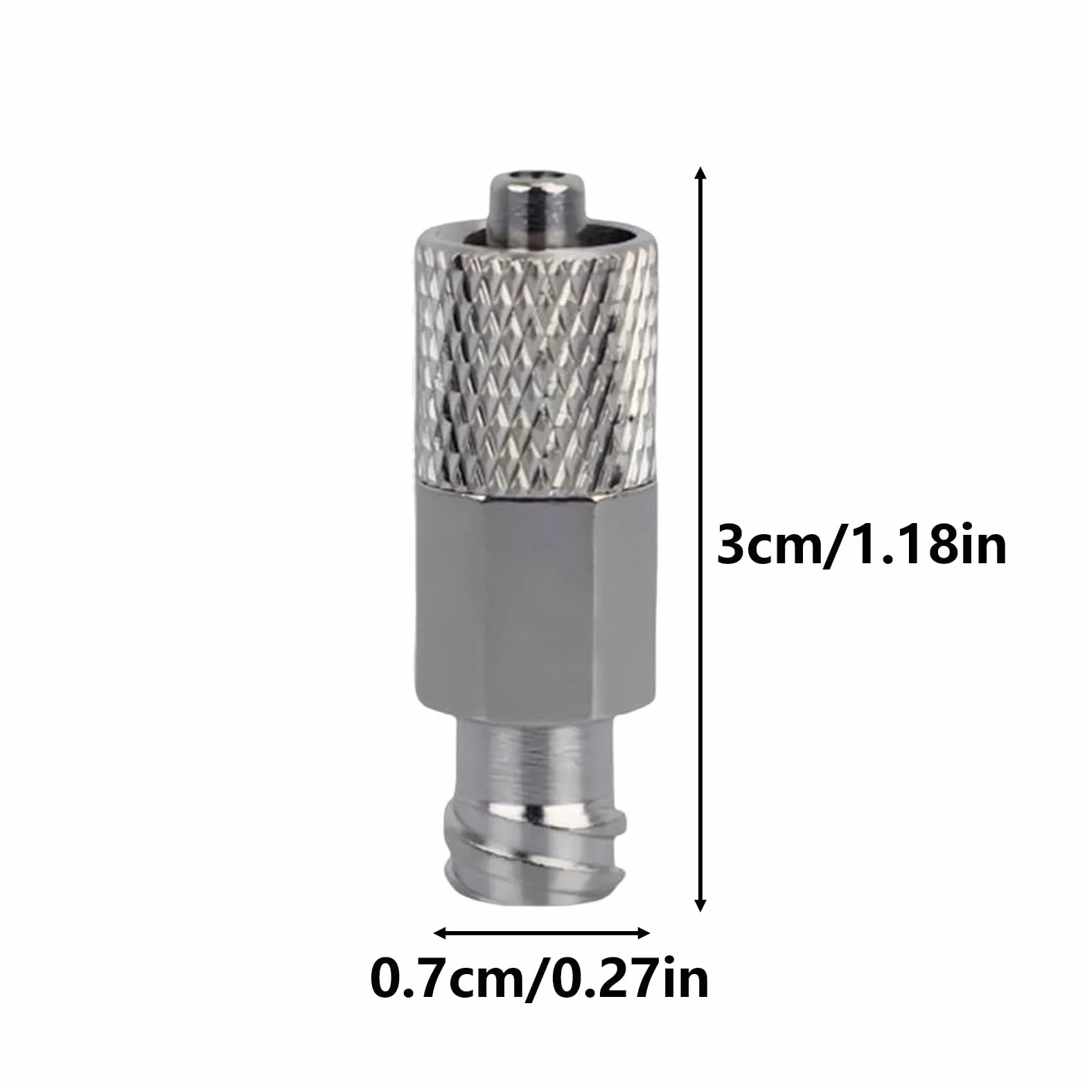 Luer Lock Adapter – Adattatore Luer per casa officina, estensori filettati di precisione, connessione in metallo per lubrificazione industriale, casa automobilistica, laboratorio agricolo