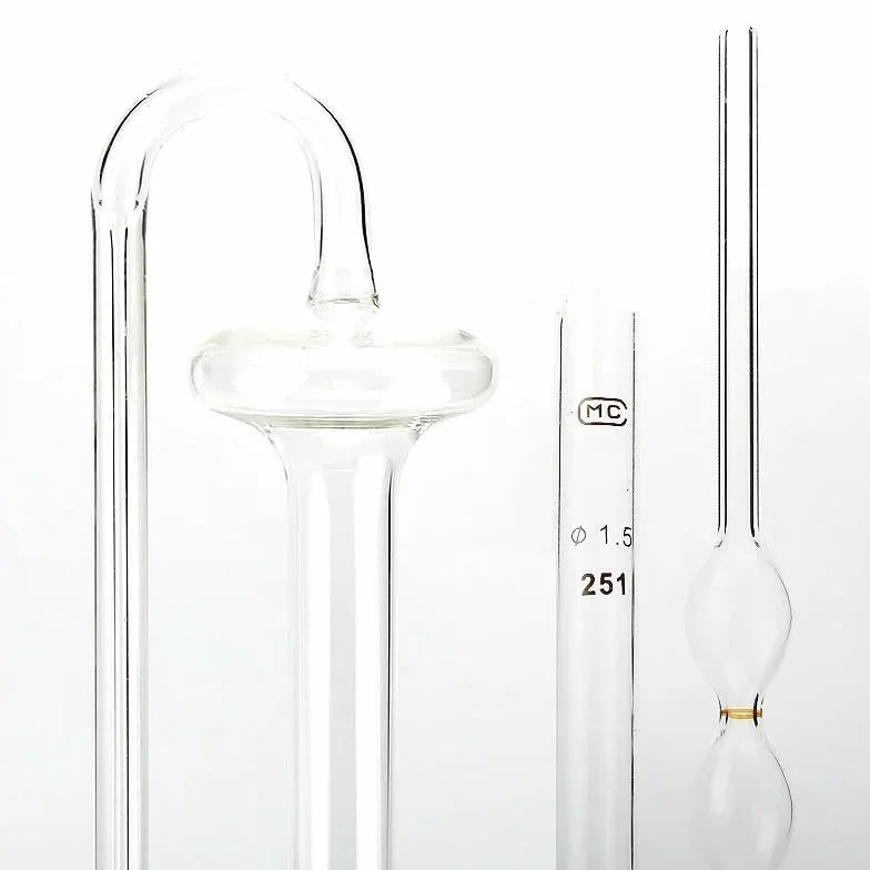 Viscosimetro capillare da laboratorio per misura viscosità cinematica oli 1.0 mm