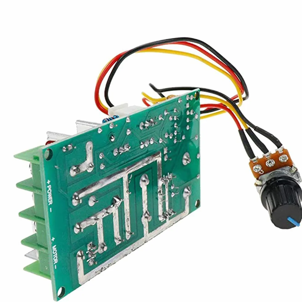 PWM - Regolatore di velocità per motore DC 12 V, 24 V, 36 V, 48 V, modulo di trasmissione ad alte prestazioni, regolatore elettronico di velocità PWM per dimmer LED ultra piccolo da 20 A