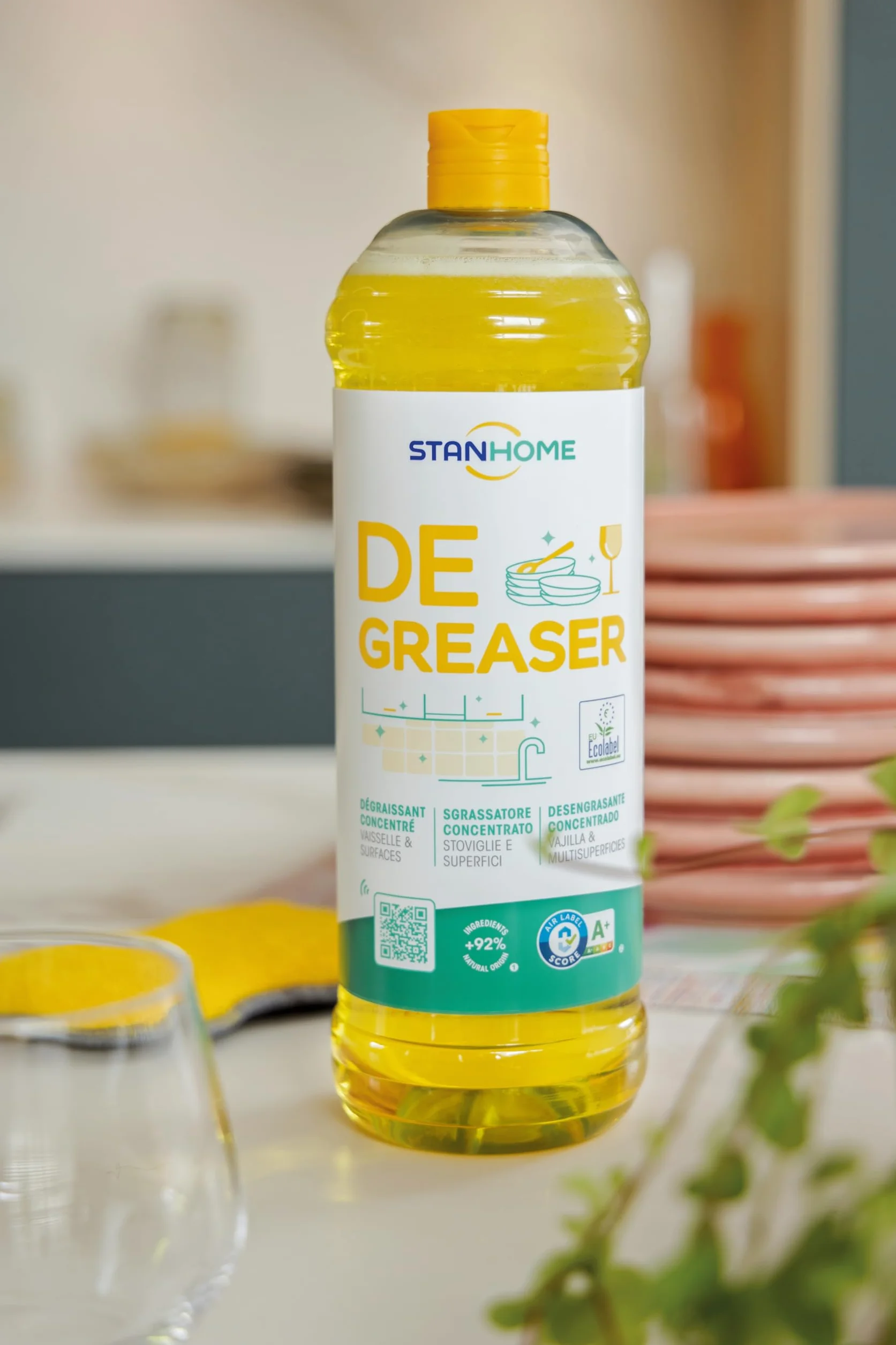 Degreaser Sgrassatore Sgrassatore Concentrato Multisuperfici - 2 Pezzi X 1000 Ml