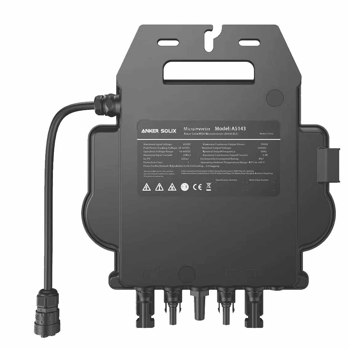 Anker SOLIX MI80 Micro Inverter 600 W 800 W