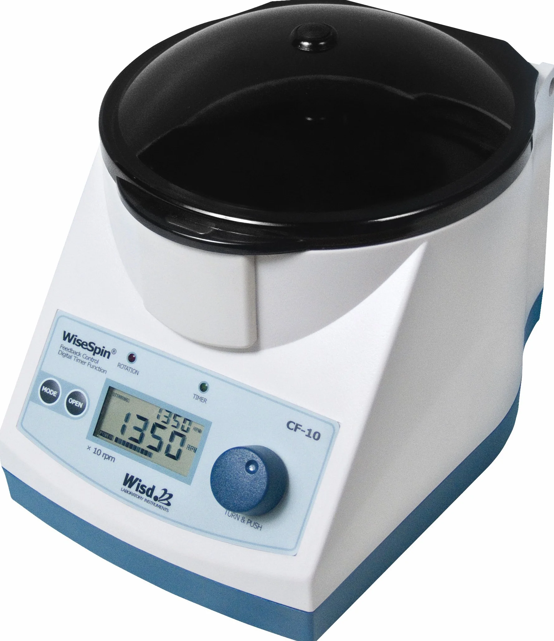 Zentrifuge CF-10 1.000-13.500 giri/min, con rotore fisso inclinato per vasi di reazione, ideale per applicazioni DNA e RNA, mini kit e altri