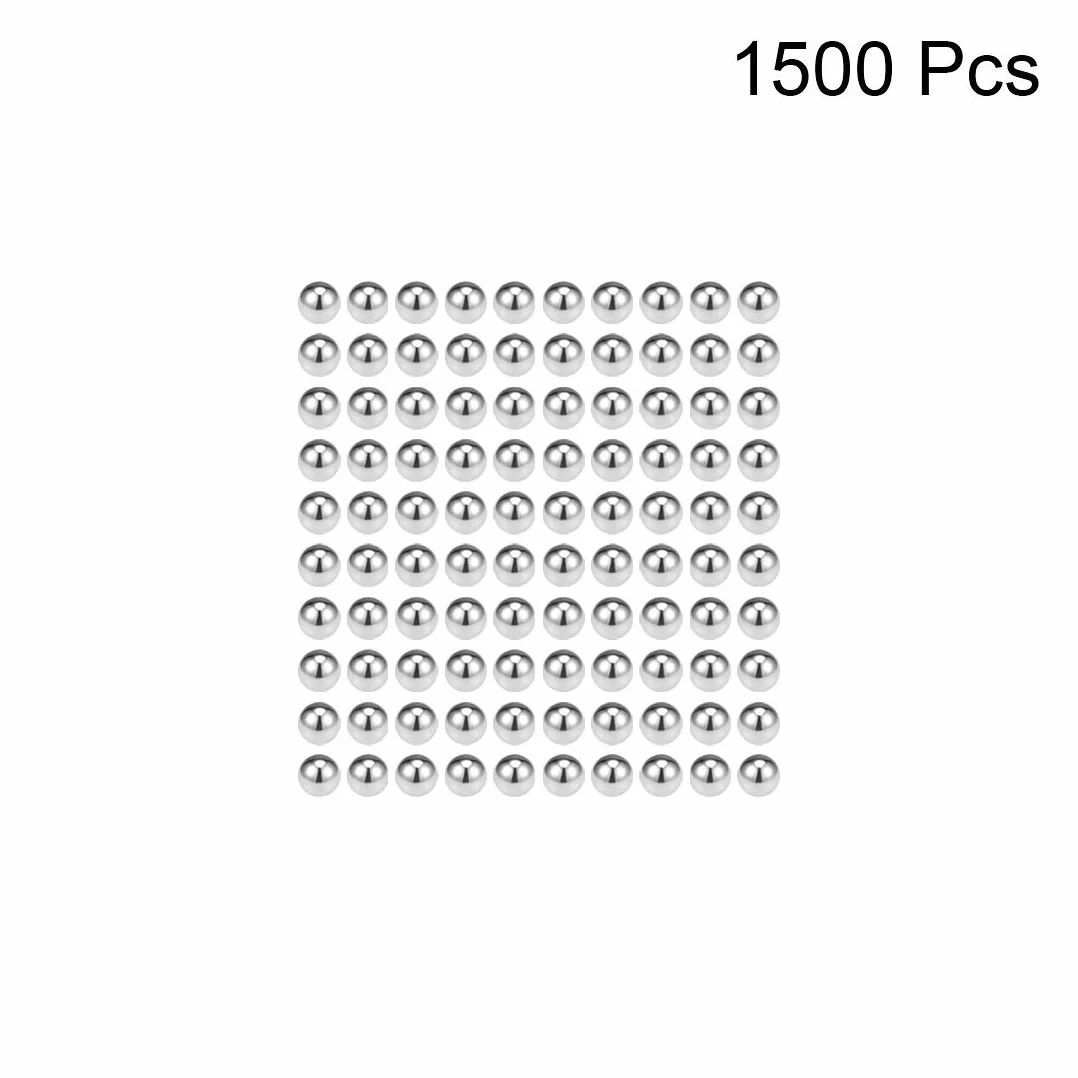PATIKIL 1500pz Sfere Acciaio Inox 1mm G100 304 Cuscinetto Sfere