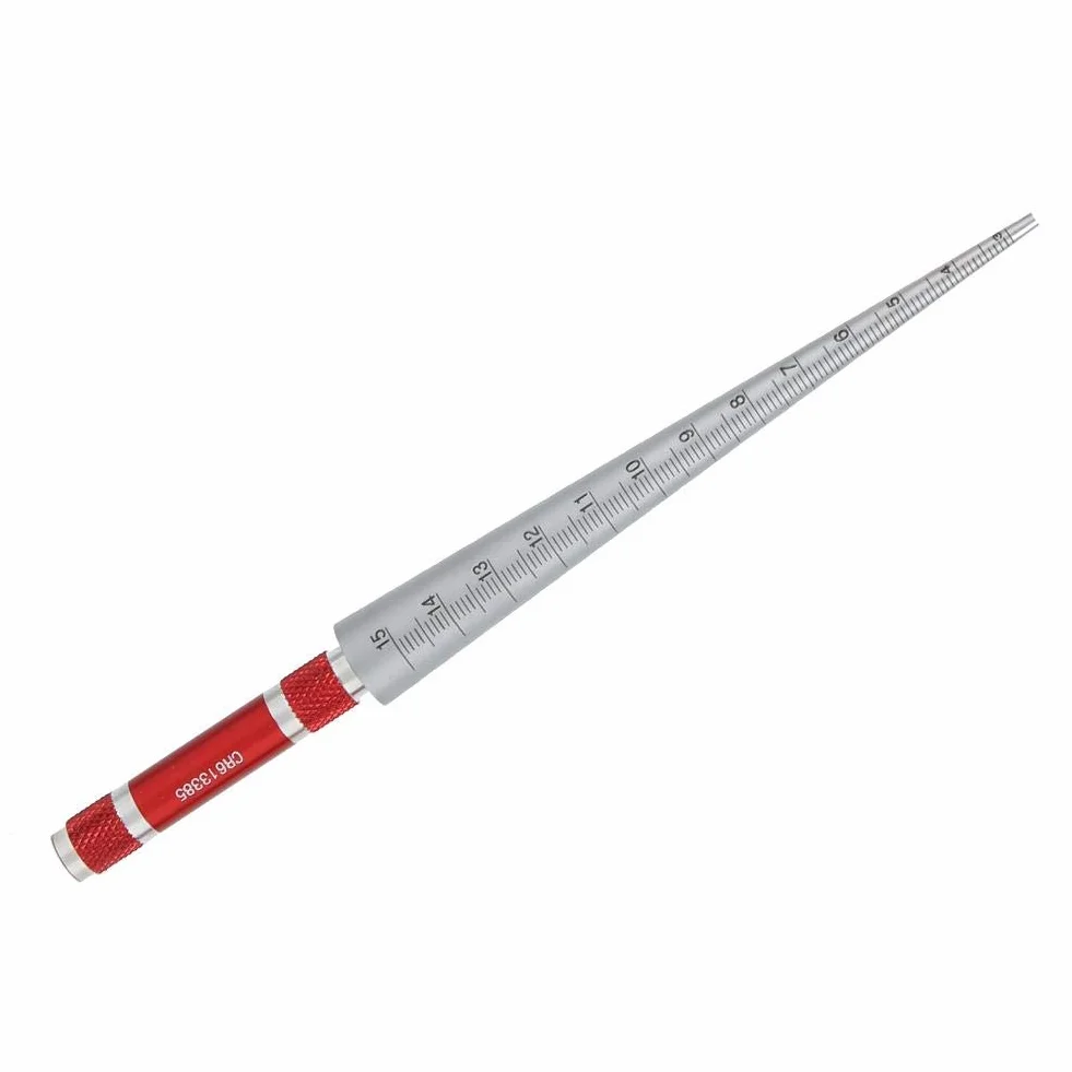 Calibro Conico Foro Calibro Conico Saldatura in Acciaio Inossidabile Righello Calibro Conico Foro, Utensile Manuale Di Misurazione 1-6.5/3-15/15-30/30-45mm(3-15mm)