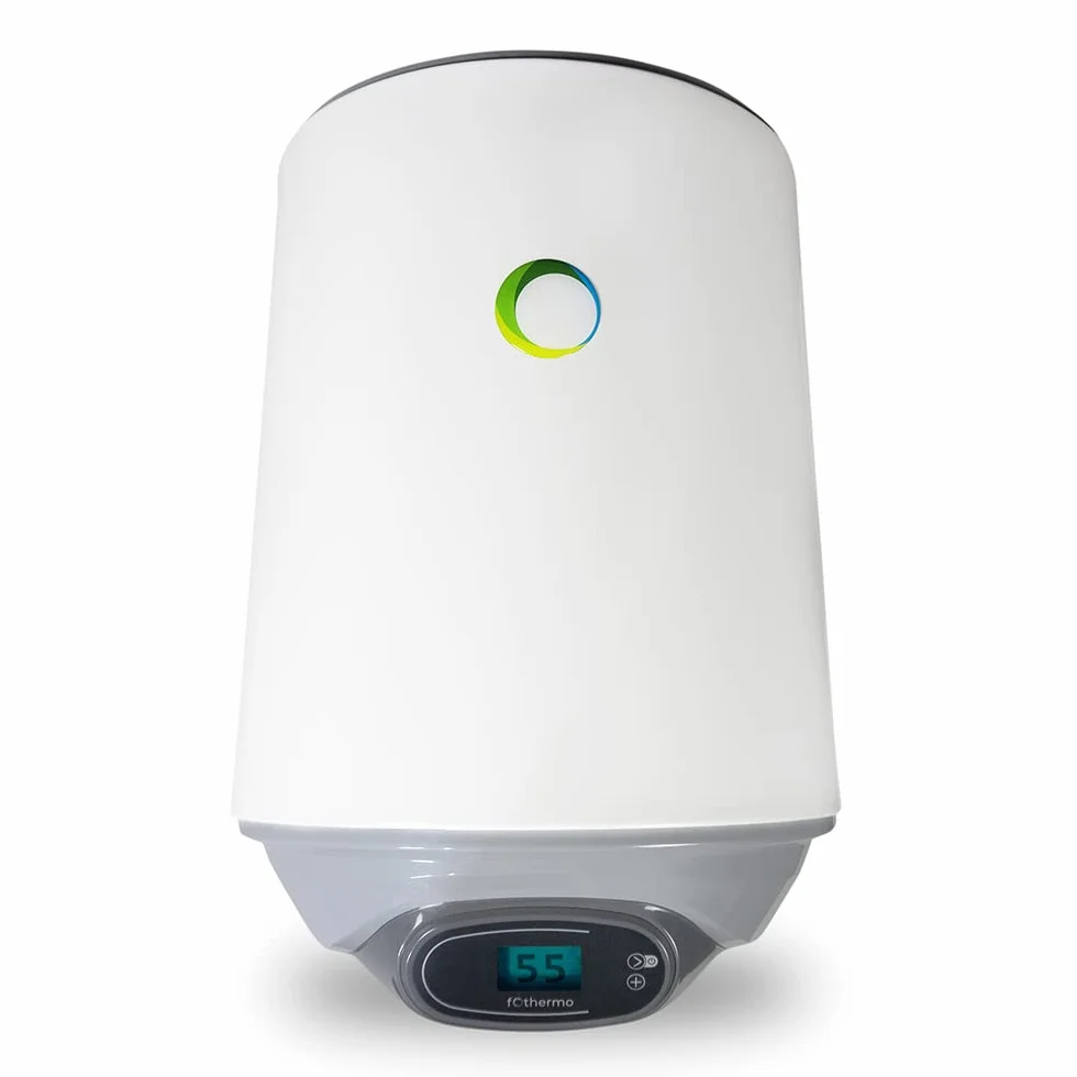 Fothermo Caldaia Fotovoltaica da 30 L, Scaldacqua a Energia Solare, Modern, Bianco