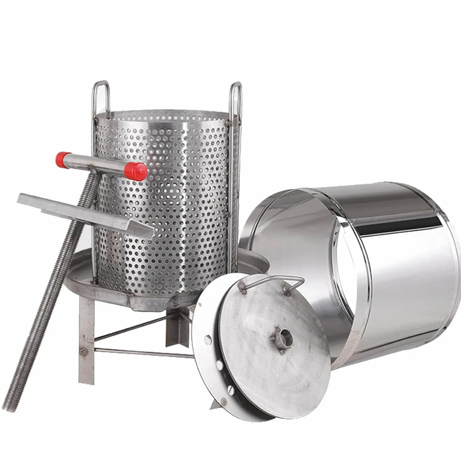 Strutture manuali dell'acciaio inossidabile dell'estrattore del miele per la pressatura efficiente del favo nell'hotel della cucina del ristorante
