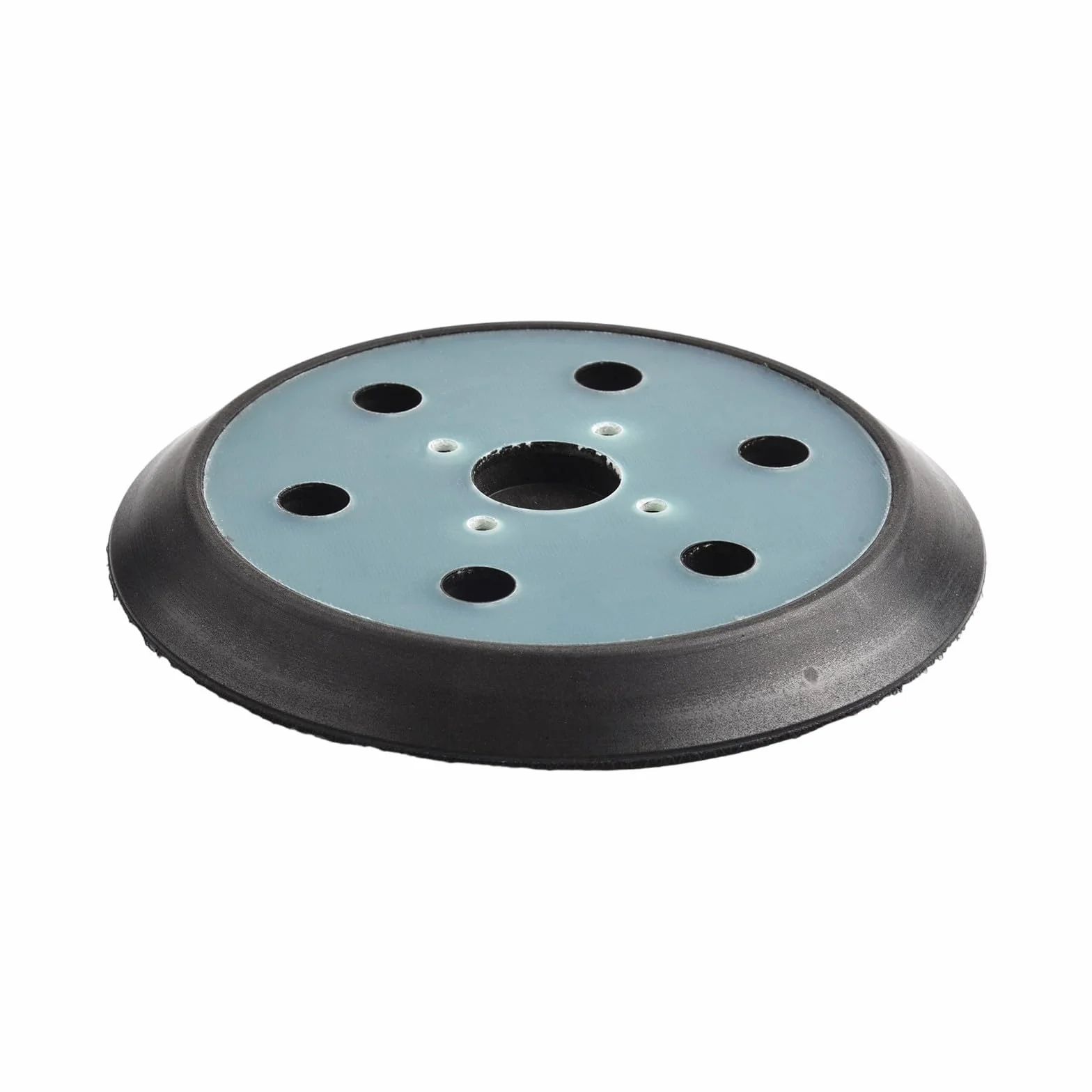 Disco abrasivo da 15 cm con 6 fori e platorello per levigatrice ORBIT, disco di ricambio in PU da 150 mm per lucidatura e levigatura contorno, R2611