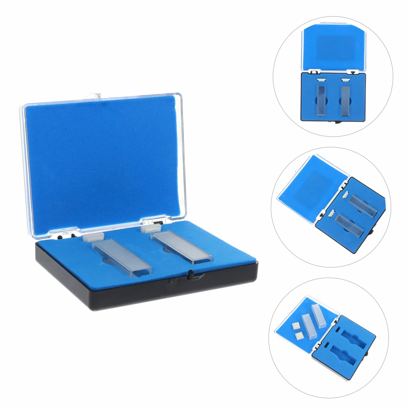 Cuvetta Quarzo Laboratorio 2 Pezzi 10mm 3.5ml per Applicazioni Scientifiche