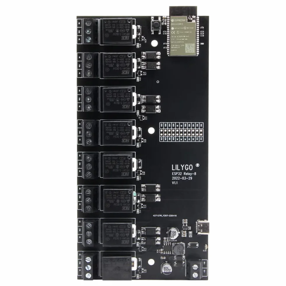 LILYGO TTGO T-Relay 5V 8 Canali Modulo Relè ESP32 Wireless Modulo DC Scheda di Sviluppo WiFi BLE Telecomando