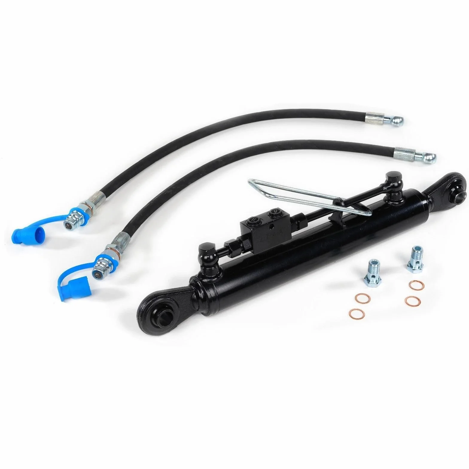 Terzo punto idraulico per trattore CAT 2-2 450-610mm completo di tubi e nippli