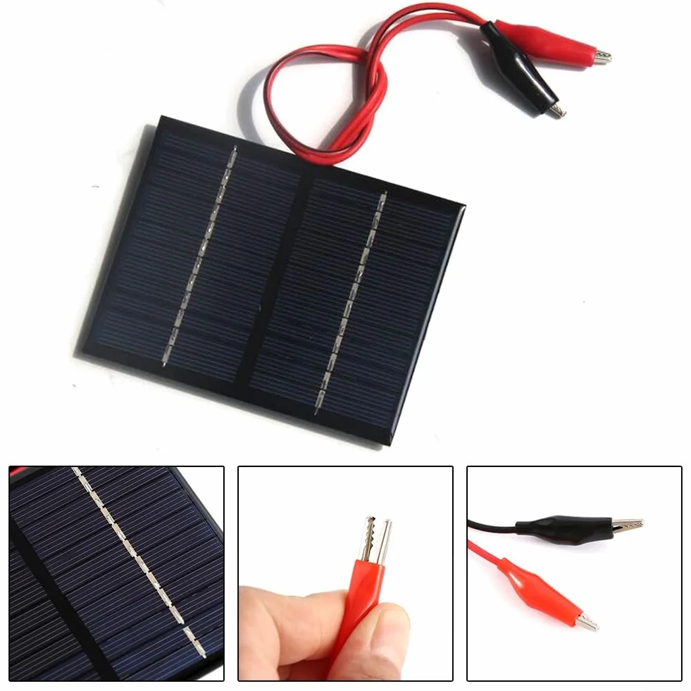 Pannello solare 12V 1,5W 115x90mm polisilicio mini celle portatili fai da te