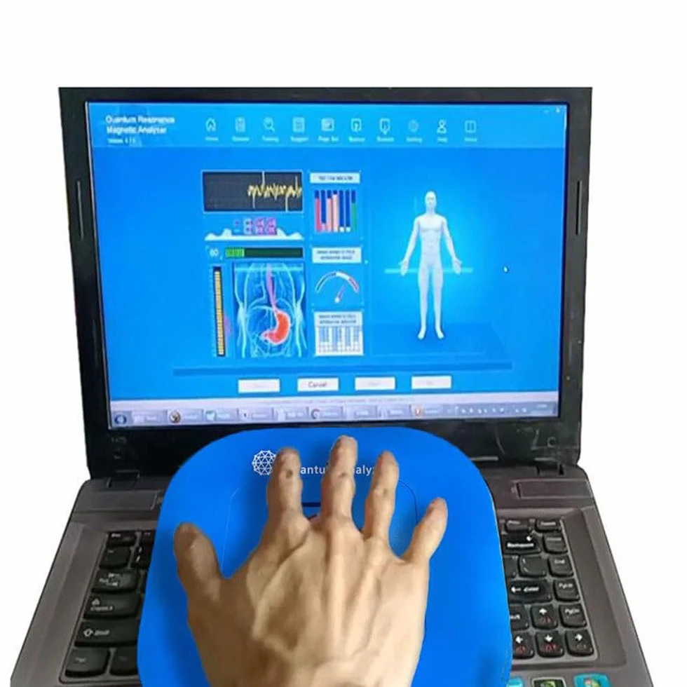 Qantum Analyzer - 52 Reports, Quantum Magnetic Resonance Analyzer, Hand Touch Quantum Body Analyzer for Sub-Health Test, Multi Language, Sub-health Body Detector for Travel Home