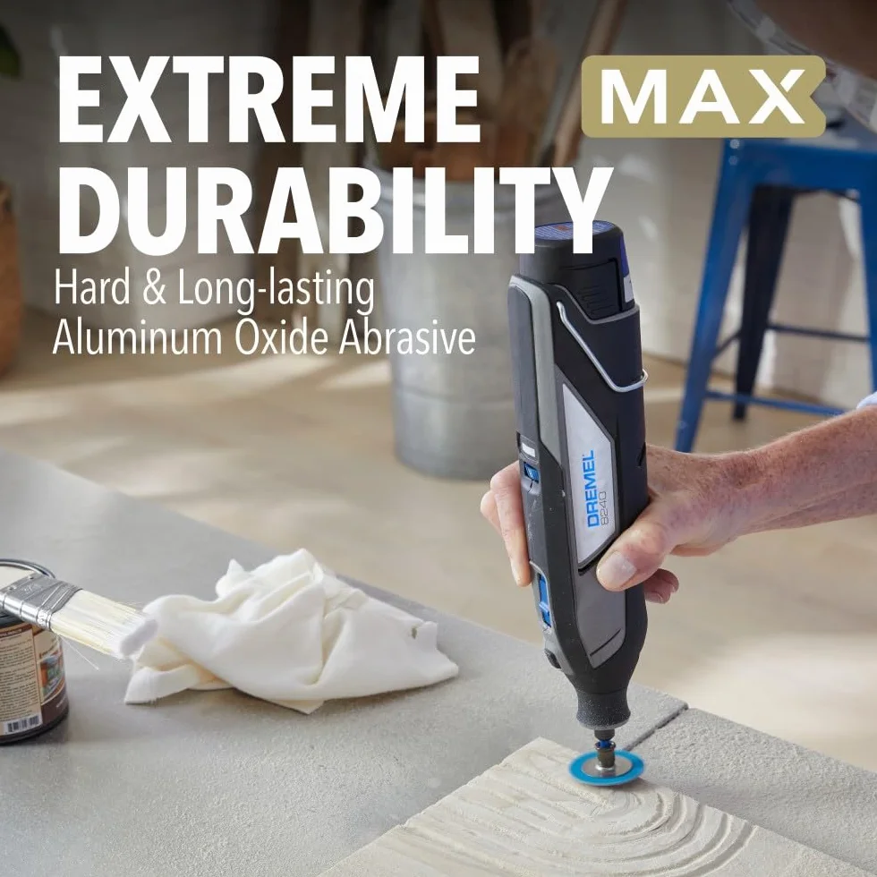 Dremel Max Life EZ411HP - Dischi abrasivi per utensili rotanti, grana 60, 3 pezzi