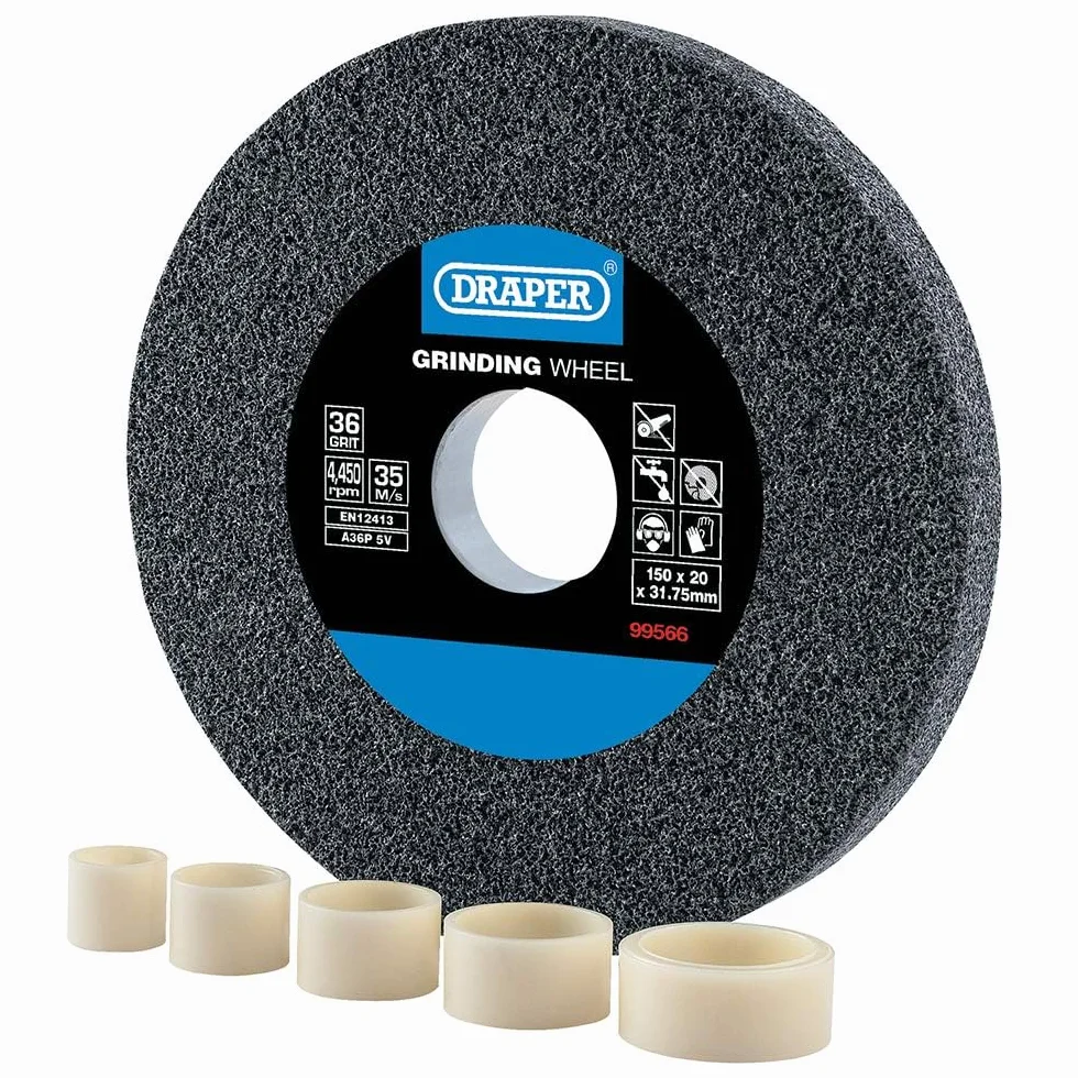 Mola da banco in ossido di alluminio 36G 150 mm x 20 mm