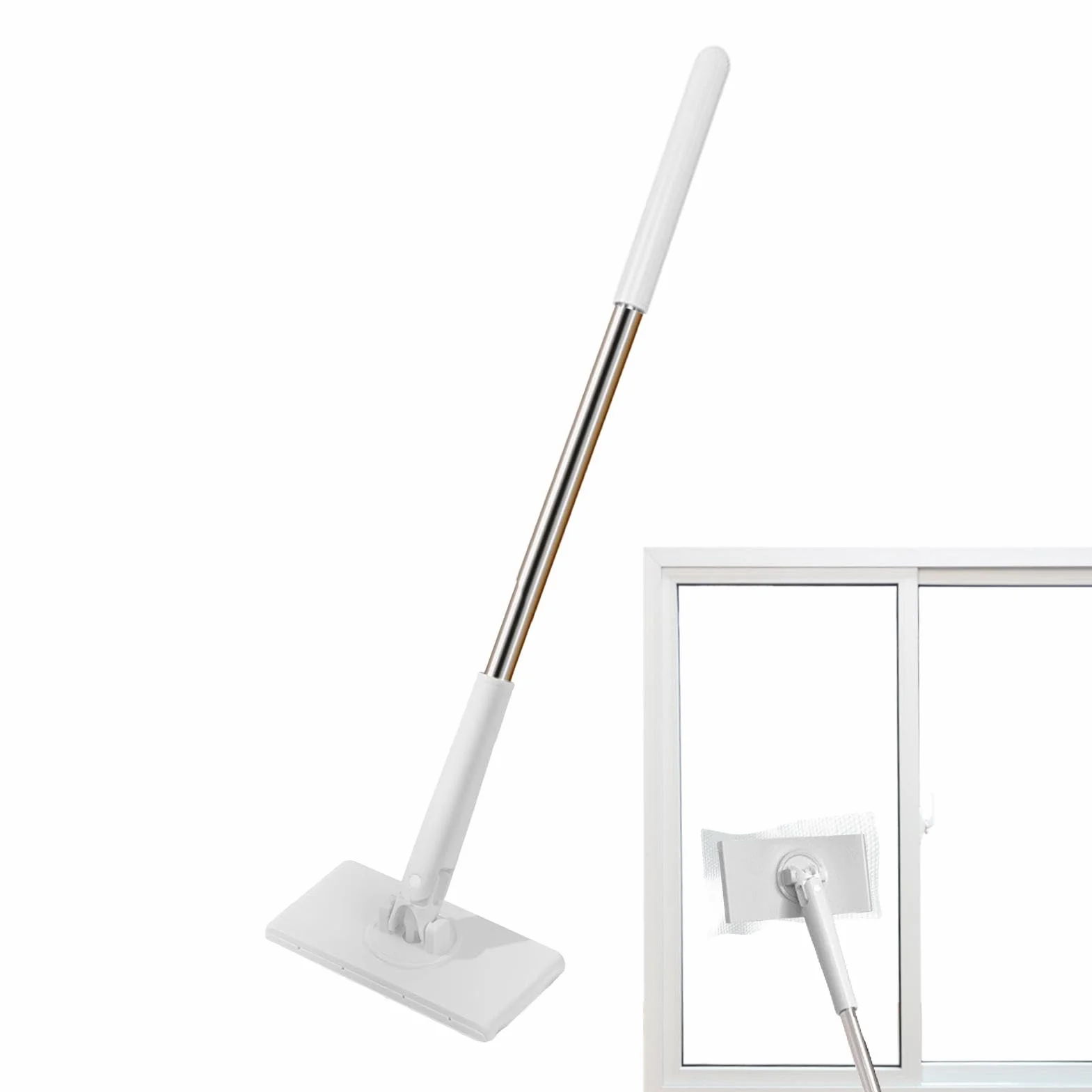 Mop per pavimenti in legno duro, pulizia automatico panno, asciutto bagnato, antipolvere cucina bagno