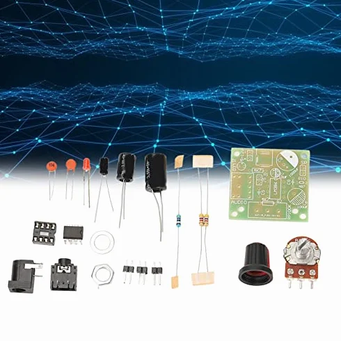 Kit Amplificatore Audio Fai da Te Mini Elettronico 3 12V DC per Progetti DIY Sistemi Audio Compact con Modulo per Home Studio e HiFi