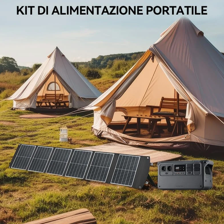 Pannello solare pieghevole 100 W DJI Power Adaptermodul MPPT Power 1000 Power 500 Power 1000Mini