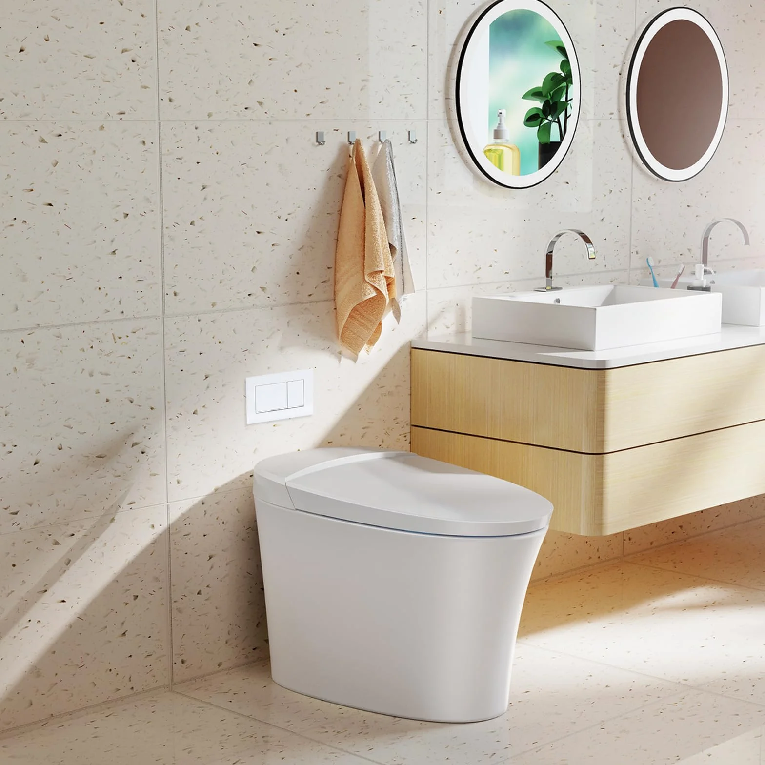 Piastra a pressione WC Geberit Sigma 30 ABS lavello set rilascio