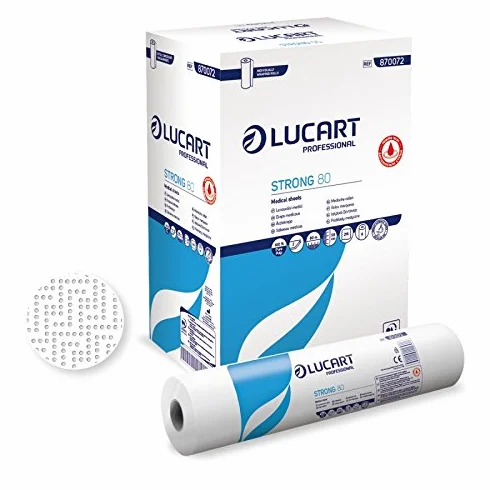 Lucart Strong 80 Lenzuolini Usa e Getta 2 Veli