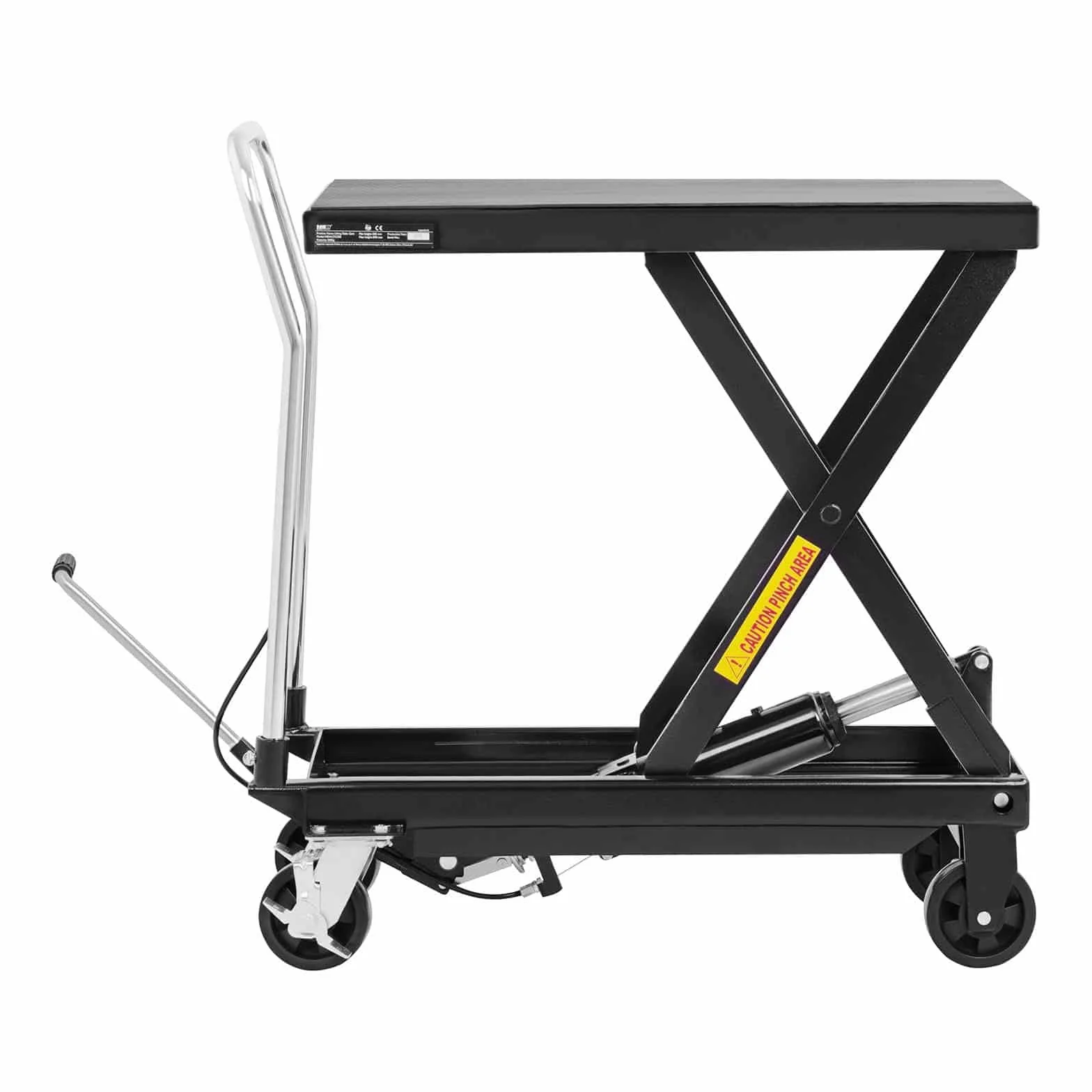 MSW Carrello Sollevatore A Pantografo Con Piano Elevatore Idraulico MSW-LTC500 (500 kg, Acciaio)