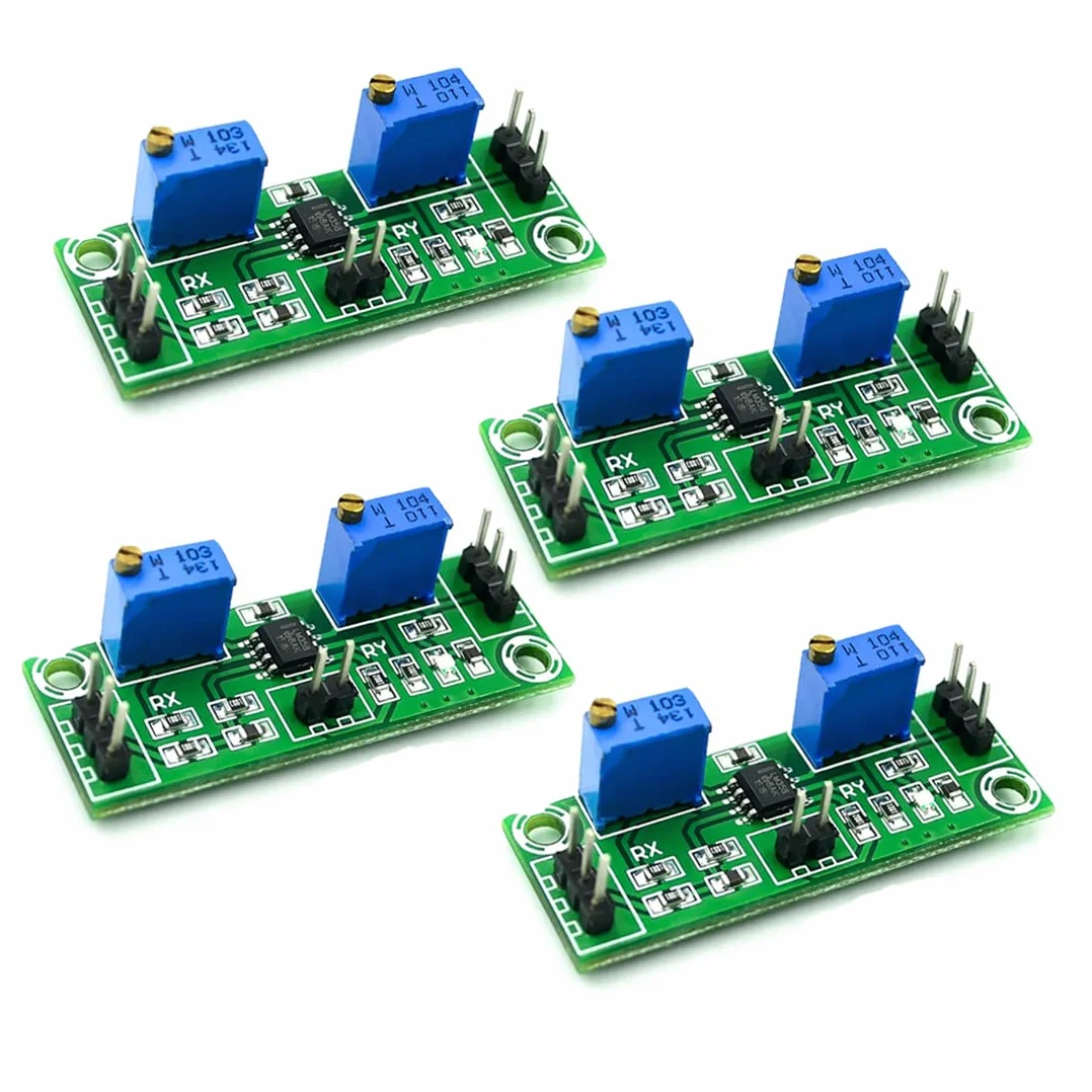 Hailege 4pcs LM358 Amplificatore di segnale debole Amplificatore di tensione Scheda amplificatore operazionale secondario Collettore di segnale di potenza singola 3.5-24V