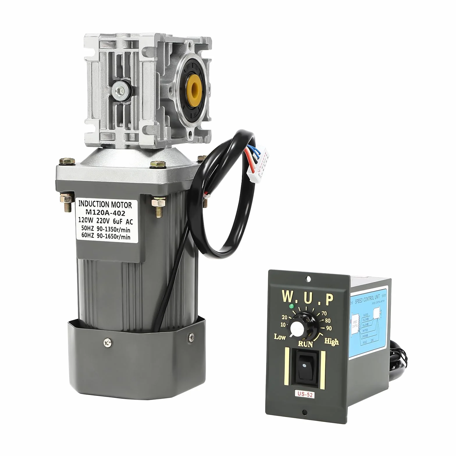 Ad alta efficienza, worm di velocità regolabile, Gear Motor Speed Controller Industriale, motore a vite senza fine, riduttore, motoriduttore elettrico 220 V