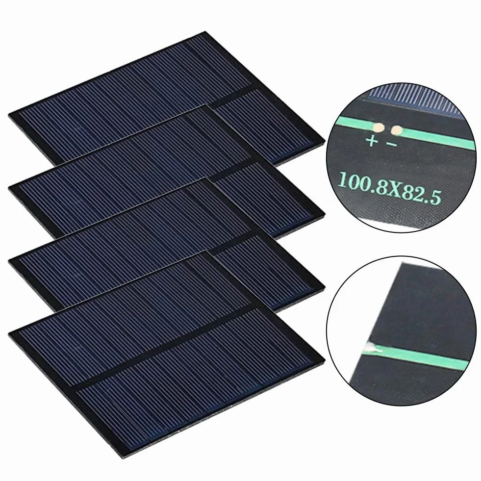 Mini celle solari per progetti fai da te quattro pannelli a 5V e 230mA corrente di uscita