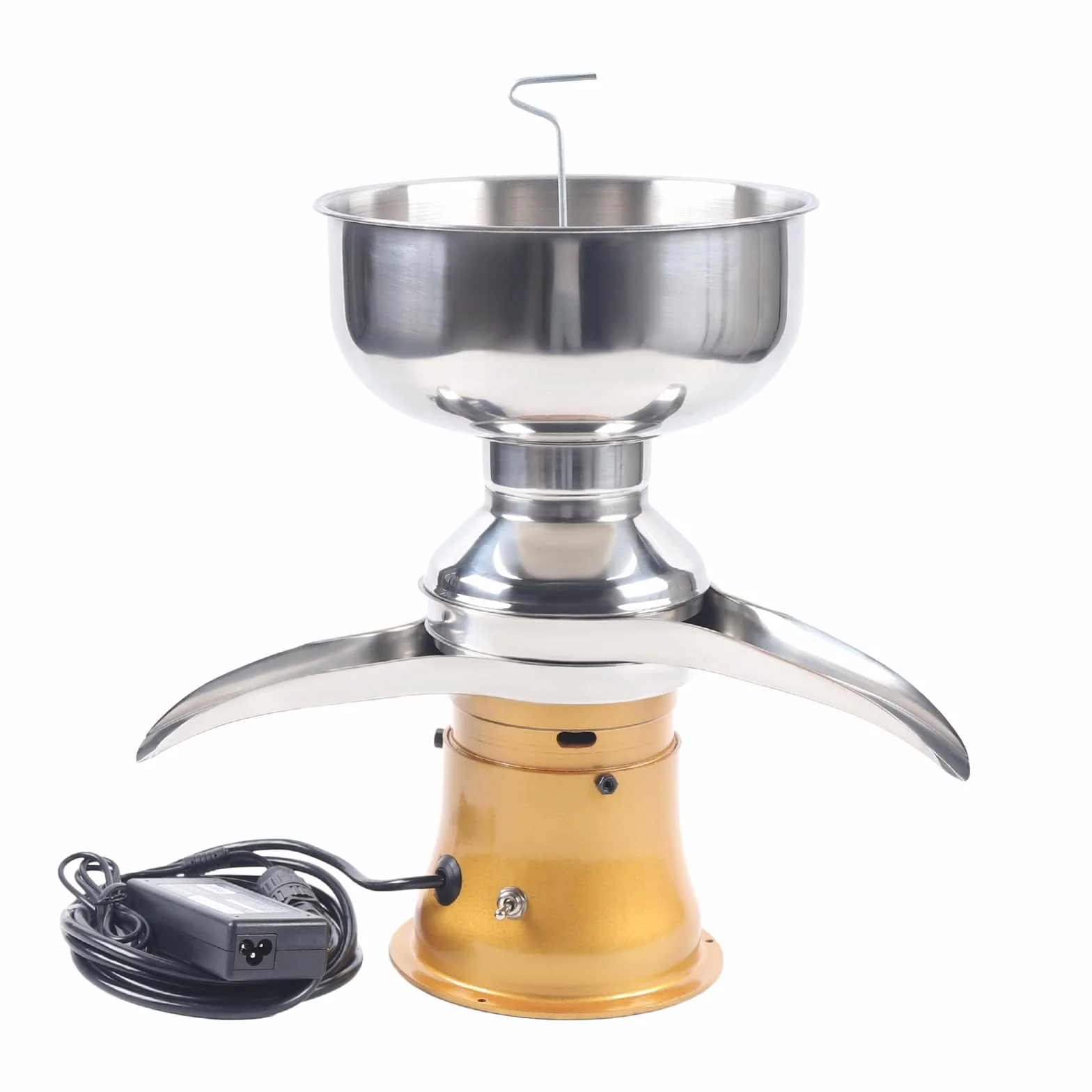 26 X 12 cm latte crema separatore, laboratorio centrifuga macchina centrifuga, ciotola del latte capacità 5 l, 9800-11000 R/min, design rimovibile, per la lavorazione del latte intero e per la