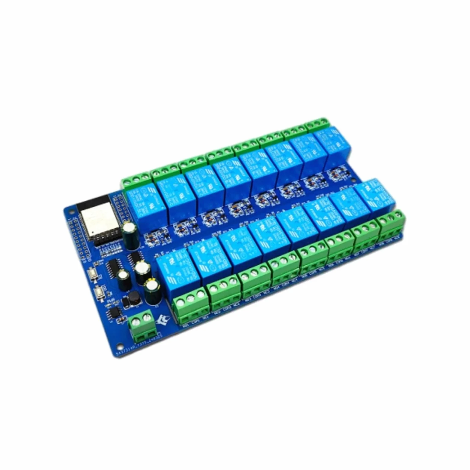 Modulo relè PLC Scheda di sviluppo modulo relè a 16 vie ESP32 DC 5V-12V for scheda ESP32-WROOM