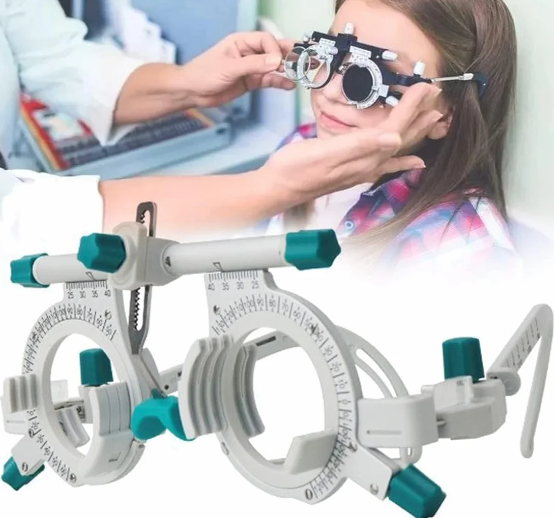 Montatura per Lenti di Prova ottiche, Montatura per Lenti di Prova ottiche universali optometriche, PD 48~80mm Ottico per optometria oculare per ispezione visiva in Negozi di Ottica, ospedali