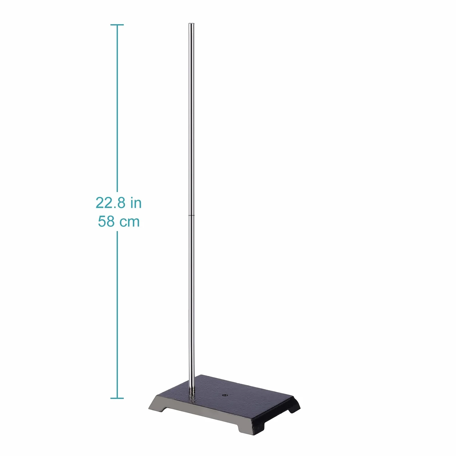 Supporto da Laboratorio in Ghisa 200 x 135 mm con Asta 570 mm