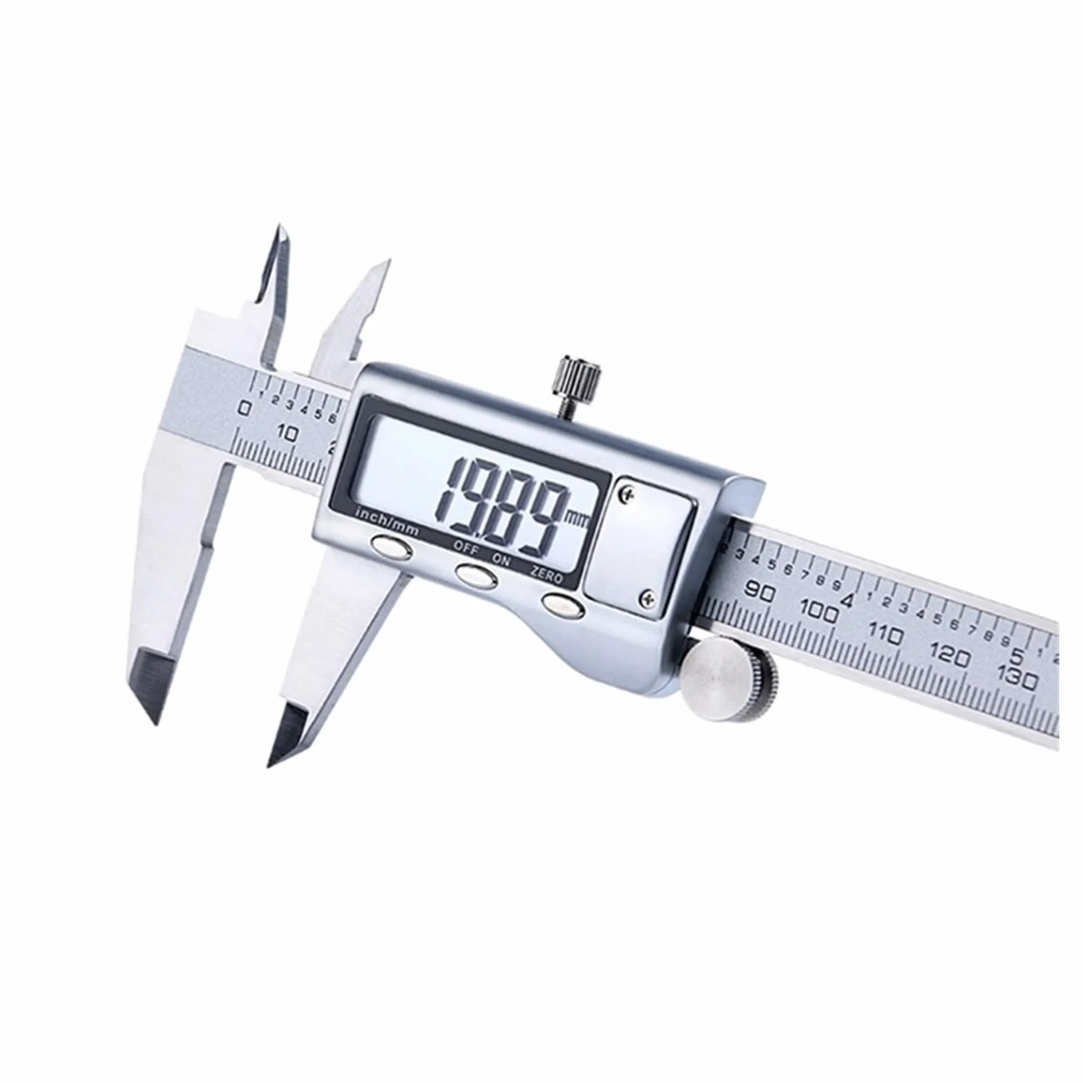 Calibro A Corsoio in Metallo Digitale LCD da 12 Pollici Righello in Acciaio Inossidabile 0,01 Mm Strumento Micrometro Interno Elettronico di Precisione