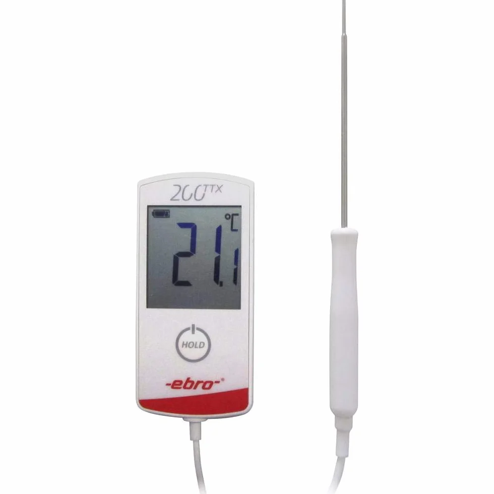ebro TTX 200 - Termometro da incasso (HACCP), gamma di misurazione della temperatura da -30 a +200 °C, conforme a HACP, IP65