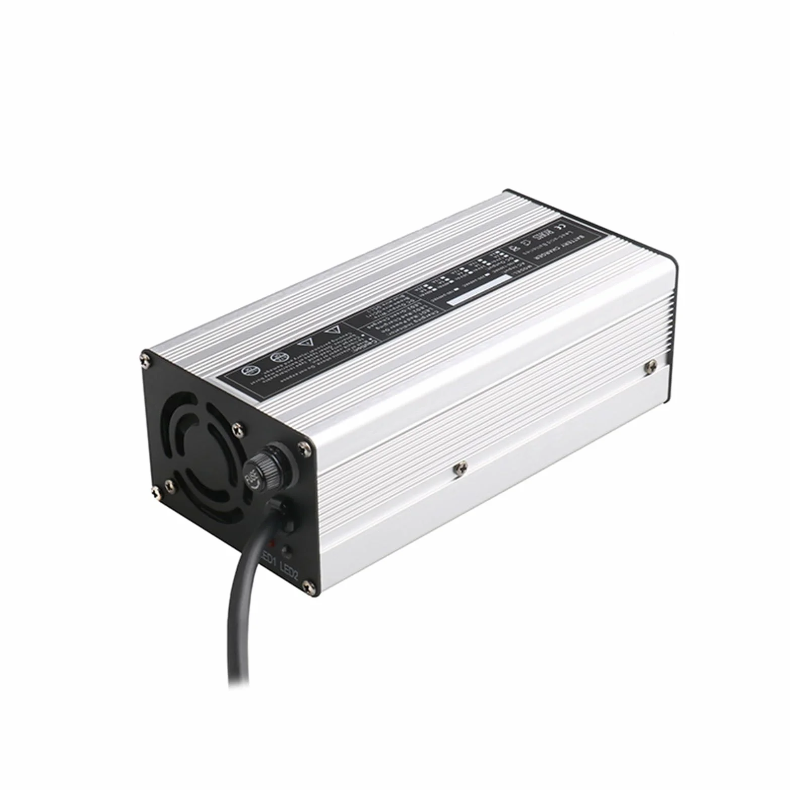 Caricabatterie per Carrelli Elevatori,Caricabatterie per Batterie da 12V/24V/36V/48V/60V/72V,per Transpallet Elettrico, Carrello Elevatore, Lavasciuga Pavimenti