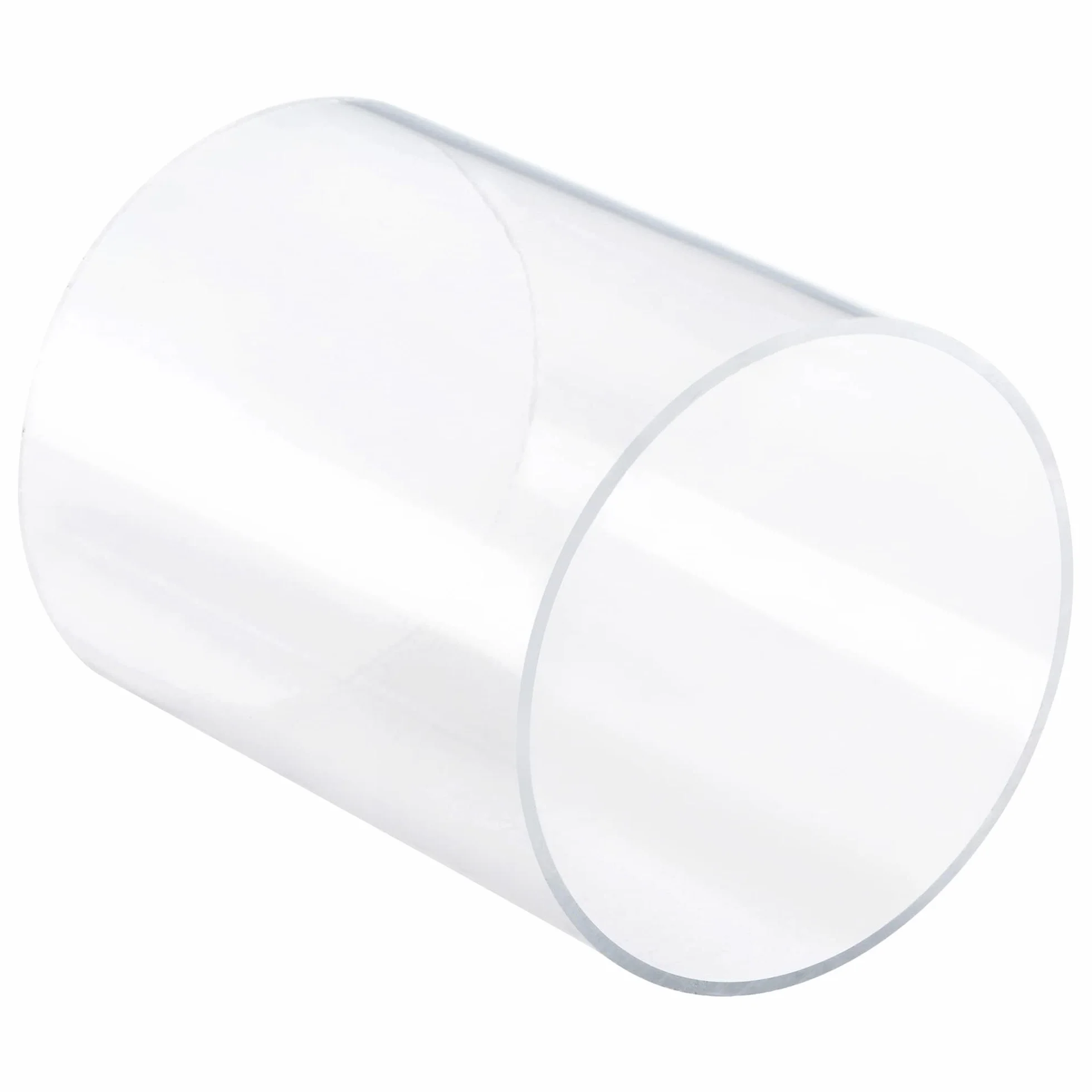 Unifizz Tubo rotondo rigido in plastica trasparente, diametro interno 76 mm, diametro esterno 80 mm, diametro esterno 100 mm, per illuminazione, modelli, idraulici, artigianato