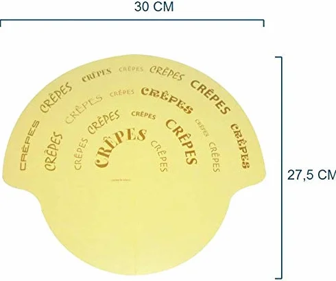 SDG PZ 200 Contenitore Porta Crepes Pieghevole in Carta Alimentare