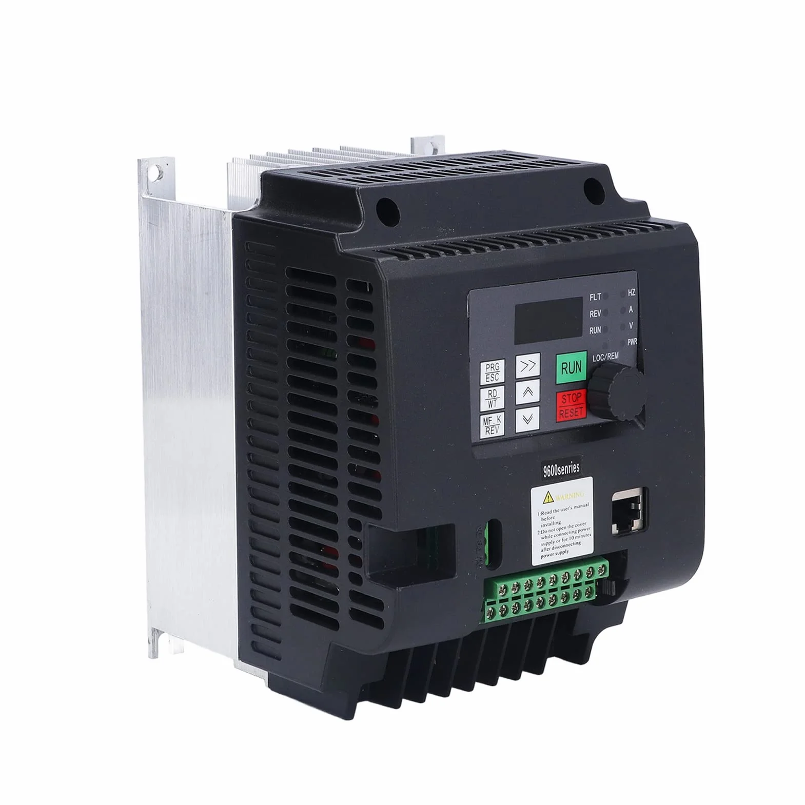 Invertitore di Frequenza, Monofase 220 V a 3 Fasi, 380 V 5,5 KW, Convertitore di Frequenza Regolabile Multistadio per Frantoi Industriali, Mulini
