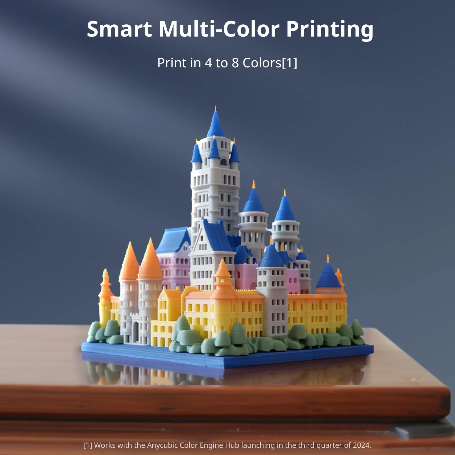 ANYCUBIC Kobra 3 Combo Stampante 3D Intelligente per la Stampa Multicolore (da 4 a 8 Colori), Stampante 3D FDM ad Alta Velocità di 600 mm/s,Grande Volume di Stampa 250 * 250 * 260mm