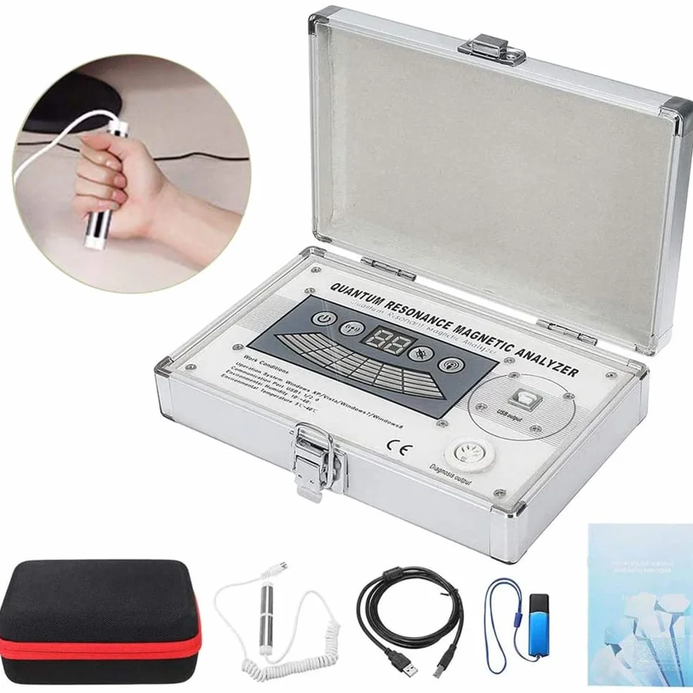 Quantum Magnetic Resonance Health Analyzer, Quantum Analyzer, Software di Supporto Multilingue Adatto a Tutti I Sistemi Windows in Grado di Testare Rapidamente E Accuratamente La Salute Fisica