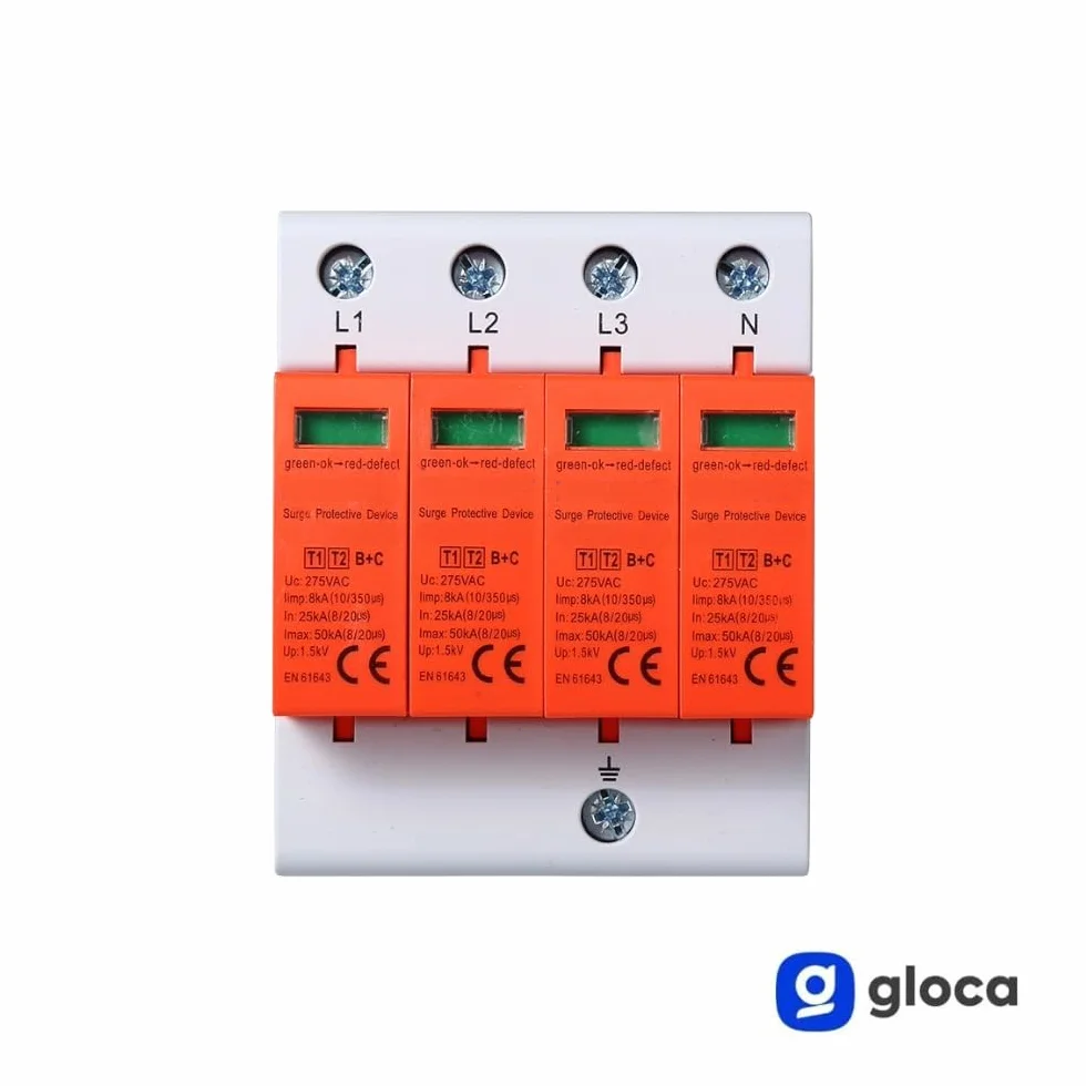 gloca Scaricatore Di Sovratensione 3PN 25KA-50KA T2